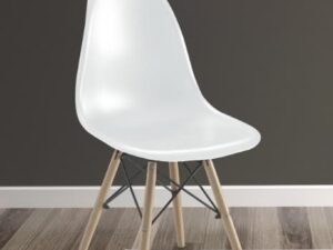 silla dinamarca blanca