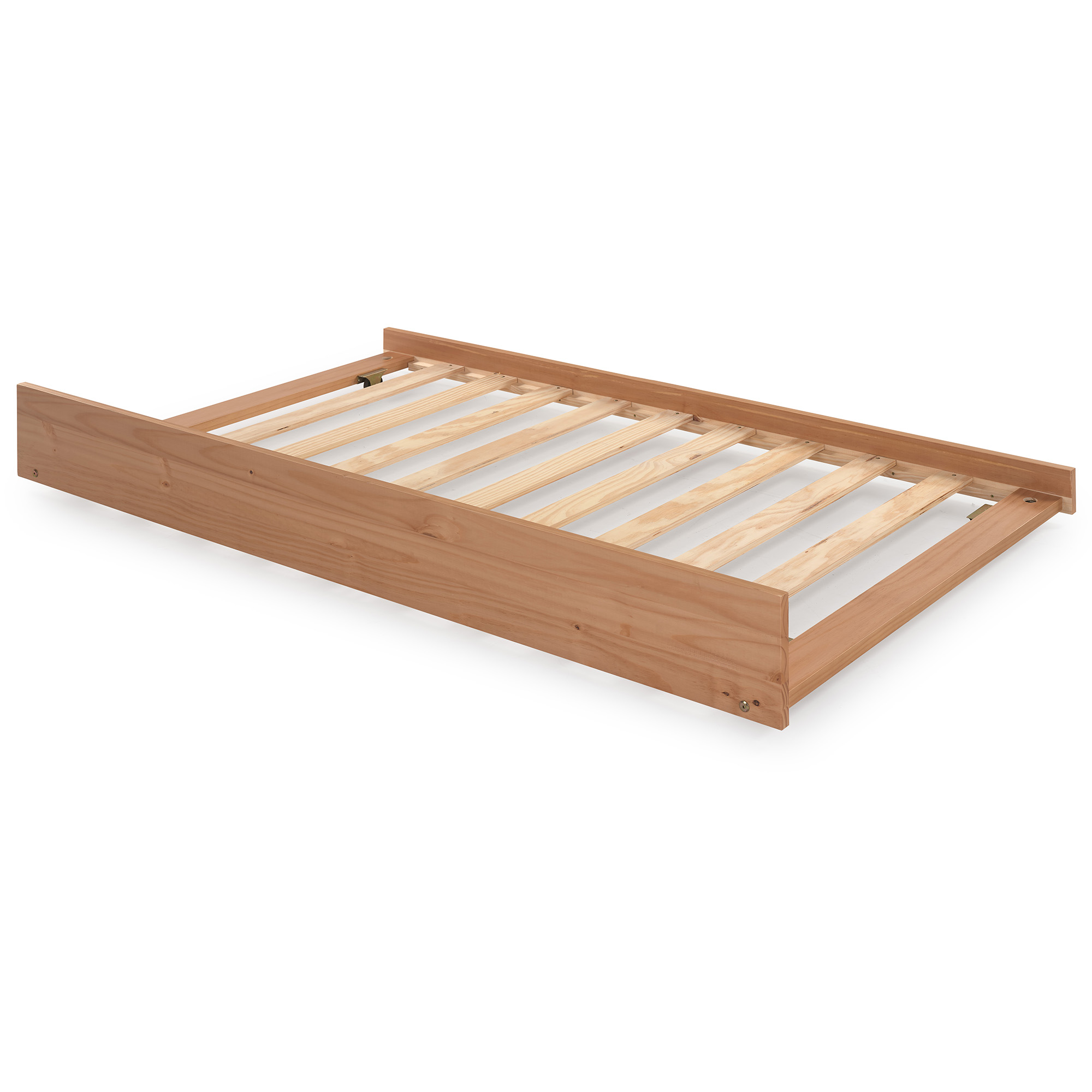 Cama Auxiliar de madera, en color roble para camas de 90cm - Medidas 22x189x96 cm