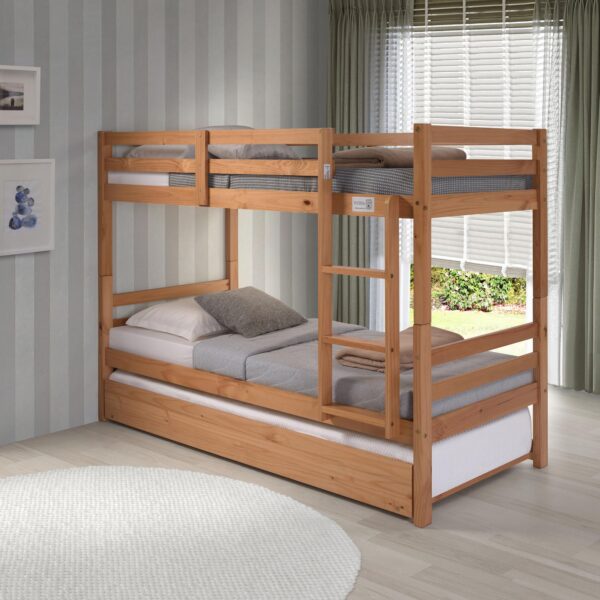 Cama auxiliar miel-roble - Imagen 10
