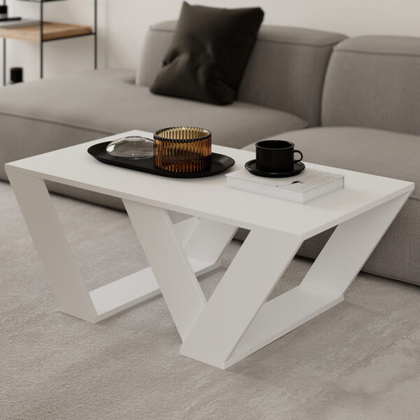 Mesa centro blanco - Imagen 4