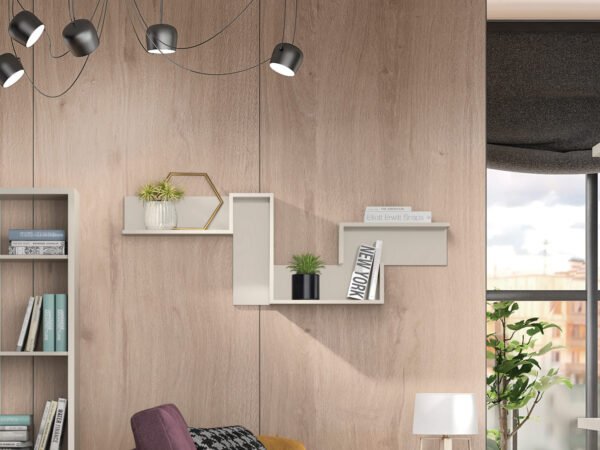 Estante pared beig - Imagen 3