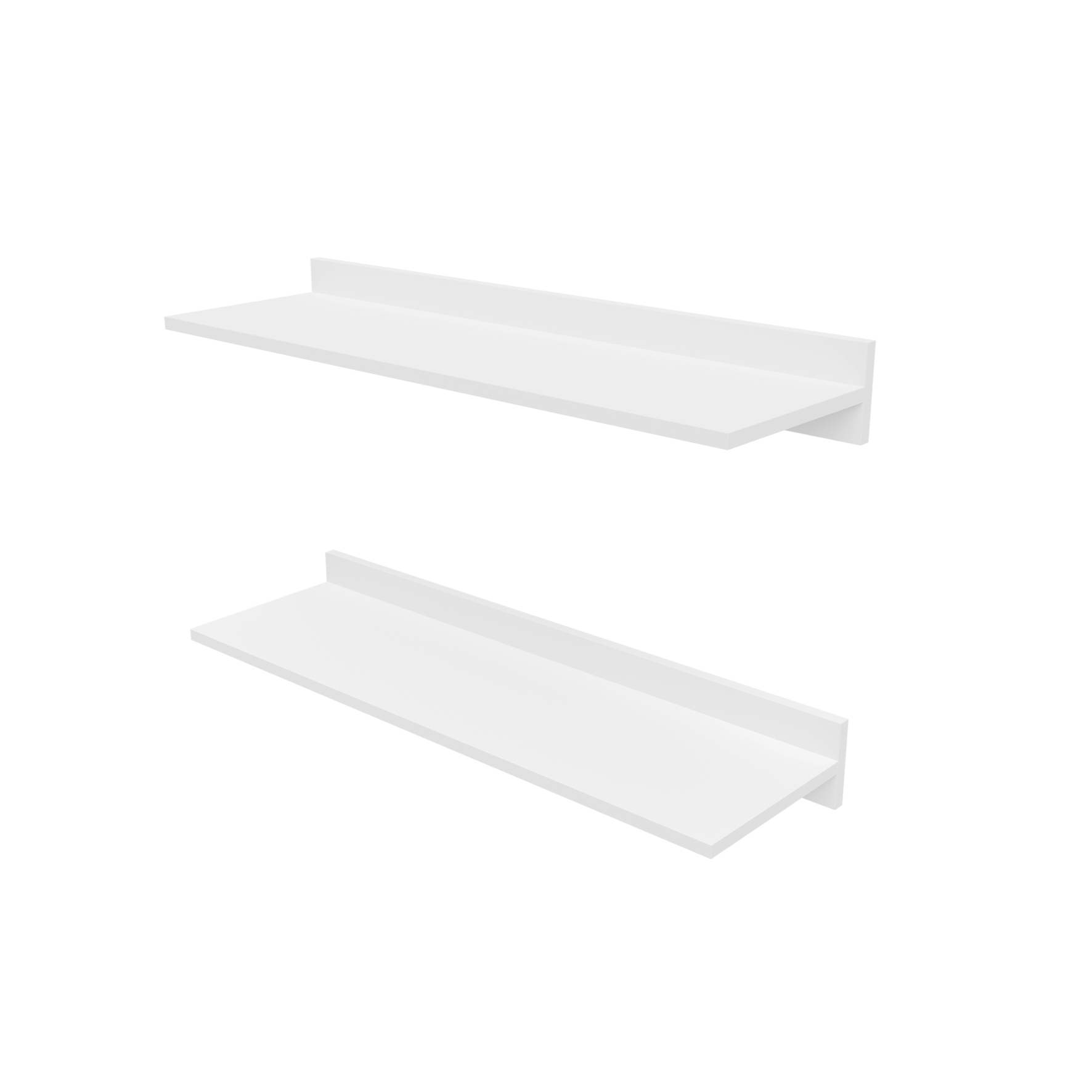 Estante pared blanco