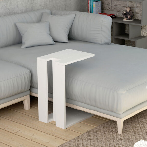 Mesa auxiliar blanco - Imagen 2