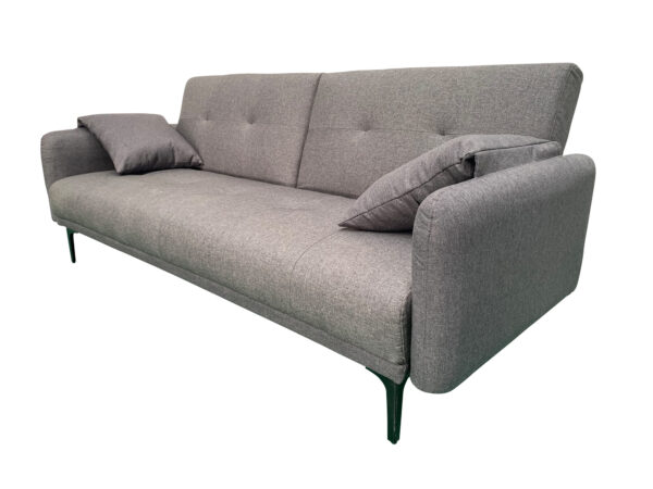 Sofa cama gris - Imagen 2