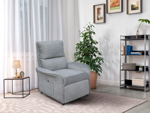 Sillon relax electrico gris - Imagen 2